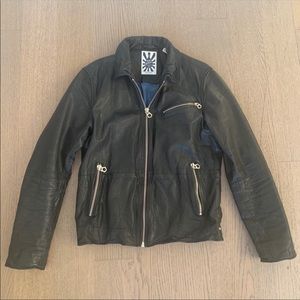 Scotch and Soda Men’s Leather Biker Jacket